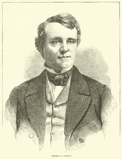 Andrew G Curtin, december 1863 af American School