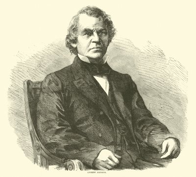 Andrew Johnson, april 1865 af American School