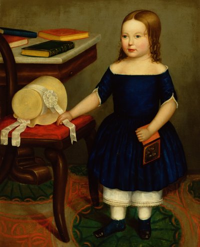 Anna Walraven, ca. 1850 (olie om bord) af American School