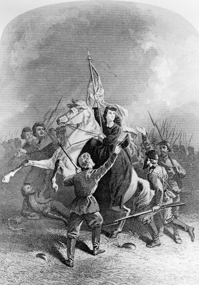 Annie Etheridge Hooks (1839-1913) illustration fra Womens Work in the Civil War af American School