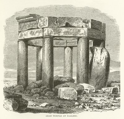 Arabisk tempel i Baalbec af American School