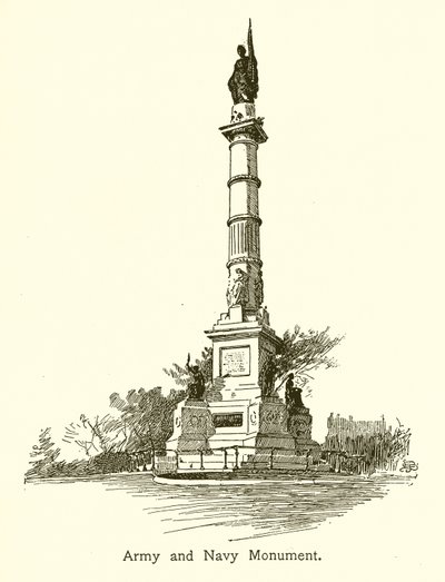 Army and Navy Monument, Boston Common af American School