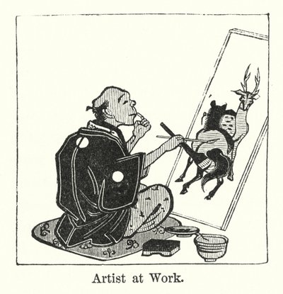 Artist at Work (gravering) af American School