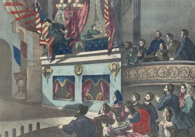 Mordet på præsidenten Abraham Lincoln, ca. 1865 af American School