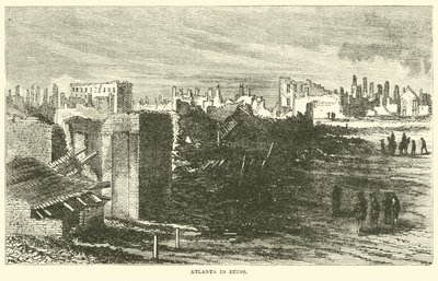 Atlanta i ruiner, november 1864 af American School