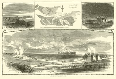 Angreb på Fort Pulaski, april 1863 af American School