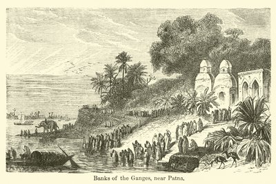 Banks of the Ganges, nær Patna af American School