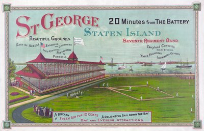 Baseballbane ved St. George Park, Staten Island af American School