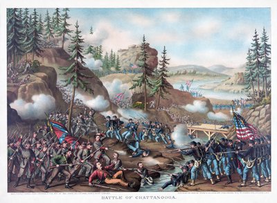 Slaget ved Chattanooga, pub. Kurz  Allison af American School