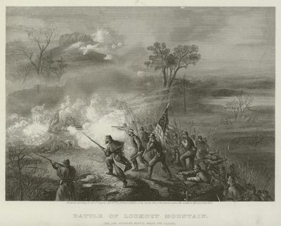 Slaget ved Lookout Mountain, 1863 af American School