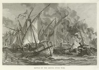 Slaget ved Aegusa, 1. puniske krig, 241 f.Kr af American School