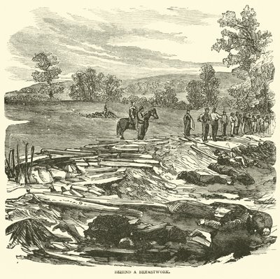 Bag et brystværk, september 1862 af American School