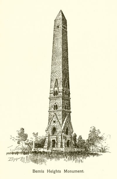 Bemis Heights-monumentet af American School