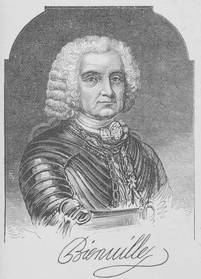 Bienville, grundlæggeren af New Orleans, fra 