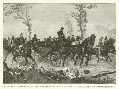 Bismarck ledsager Napoleon III