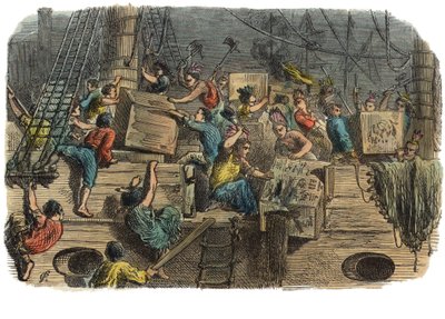 Boston Tea Party, ca. 1860