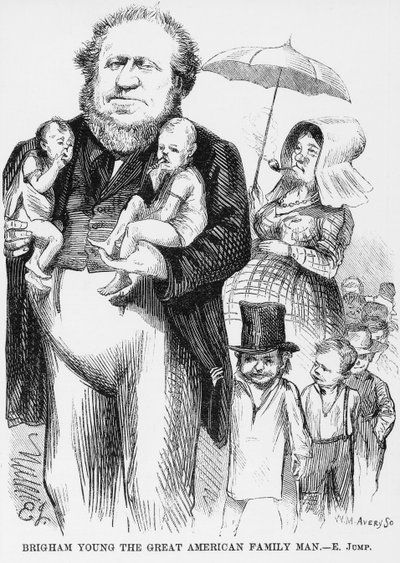 Brigham Young (1801-77) den store amerikanske familiefar af American School