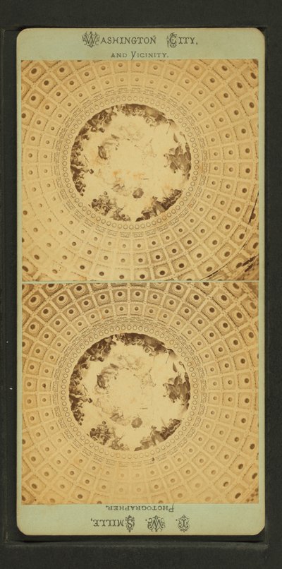 Brumidis allegoriske maleri, ca. 1865 af American School