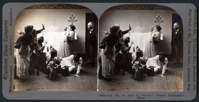 Ved den hellige St. Patrick! Theres Brannigans spøgelse (stereograf) af American School