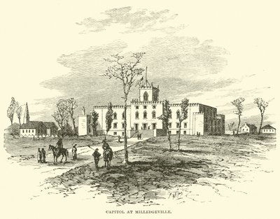 Capitol i Milledgeville, november 1864 af American School