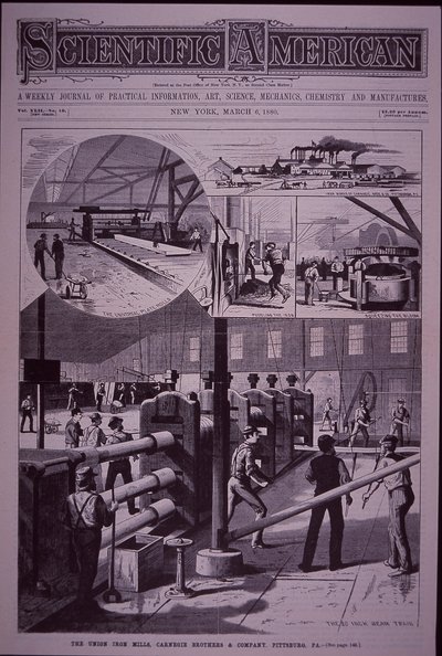 Carnegie Union Iron Mills, Pittsburgh, Pennsylvania af American School