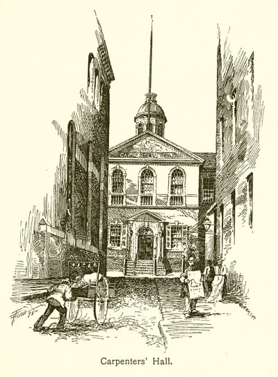 Carpenters Hall, Philadelphia af American School