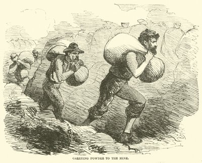 Bære pulver til minen, juli 1864 af American School
