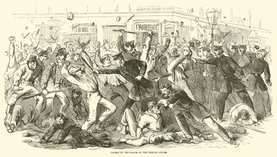 Anklage for politiet ved Tribunekontoret, juli 1863 af American School