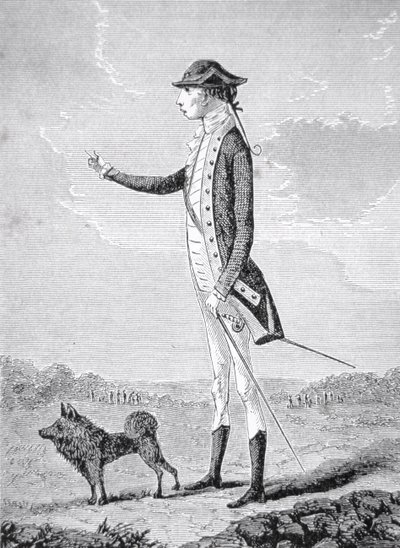 Charles Lee (litho) af American School
