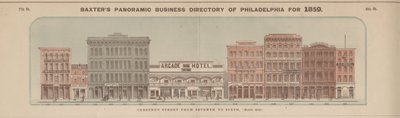 Chestnut Street fra Seventh to Sixth (North Side), illustration fra 