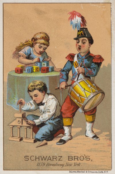 Børn leger. af American School