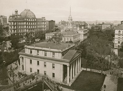 City Hall Park, N.Y (fotogravure) af American School