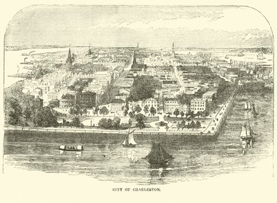 Byen Charleston, maj 1862 af American School