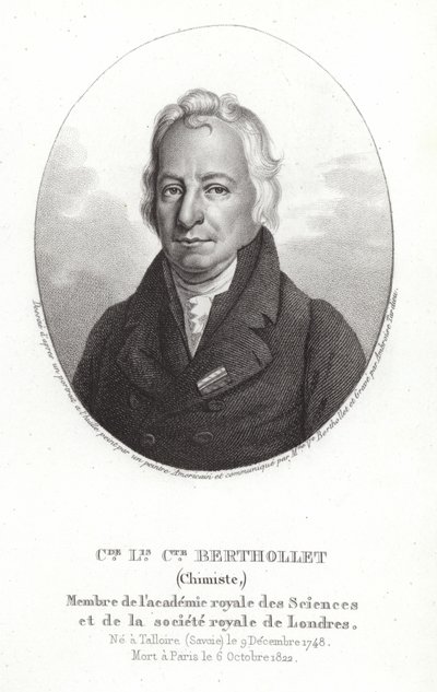 Claude Louis Berthollet af American School