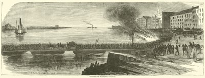 Konfødererede evakuerer Savannah, december 1864 af American School