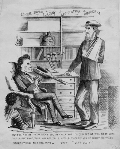 Kongressens kirurgi: lovgivende kvaksalveri, ca. 1866 af American School