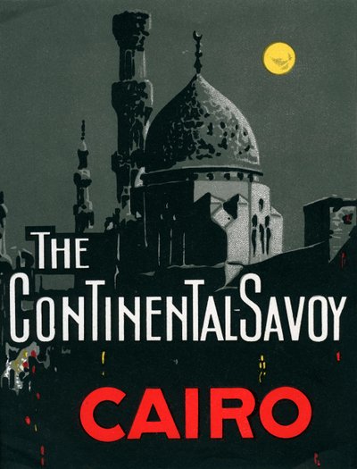 Continental Savoy Hotel i Kairo med moske af American School