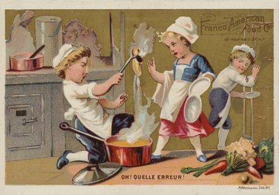 Kokker forkælende middag i køkkenet! af American School