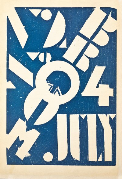 Forside til kunstmagasinet "Broom", c.1921-1924 af American School