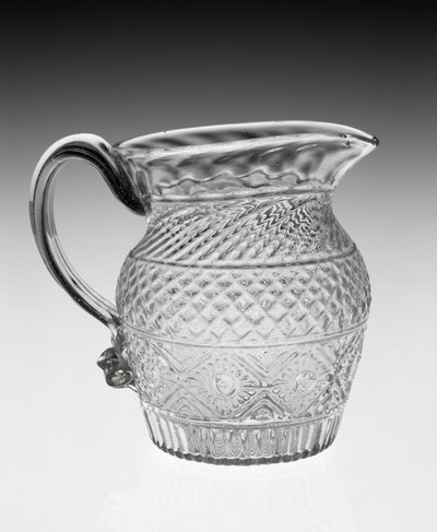Flødekande, ca. 1820-1840 (blyglas) af American School