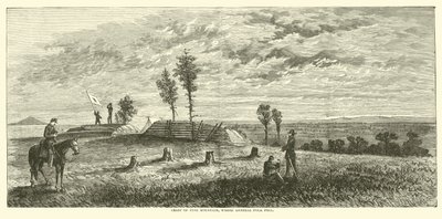 Crest of Pine Mountain, hvor general Polk faldt, juni 1864 af American School