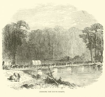 Krydser det sydlige Edisto, januar 1865 af American School