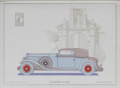 DuPont Motor Cars: Convertible Victoria, 1921 af American School