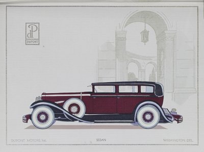 DuPont Motor Cars: Sedan, 1921 af American School