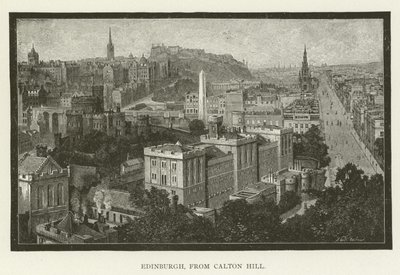 Edinburgh, fra Calton Hill af American School