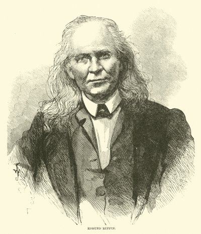 Edmund Ruffin, april 1865 af American School