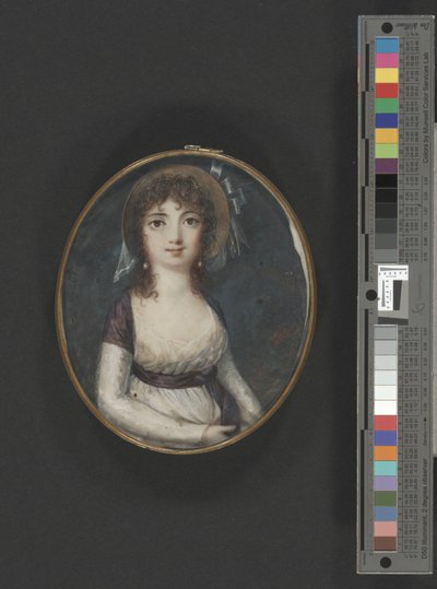 Eliza Poe (akvarel på elfenben) af American School