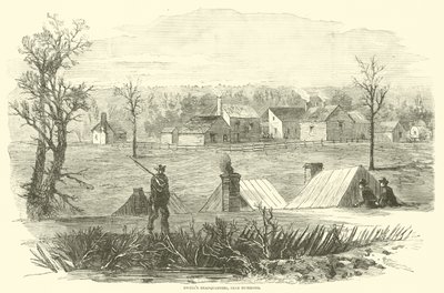 Ewells hovedkvarter, nær Richmond, marts 1865 af American School