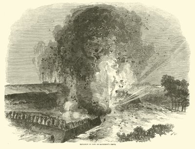 Eksplosion af fort på McPhersons front, juni 1863 af American School
