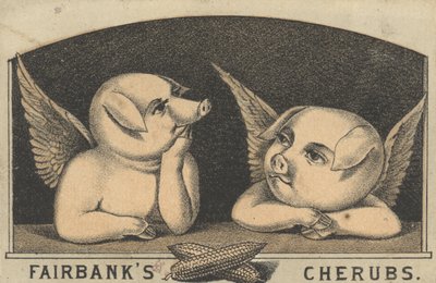 Fairbanks Cherubs, reklame for Fairbank Lard, ca. 1880 af American School
